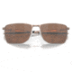 Oakley OO4142 Ejector Sunglasses - Mens, Satin Rose Gold Frame, Prizm Tungsten Polarized Lens, 58, OO4142-414205-58