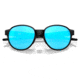 Oakley OO4144 Coinflip Sunglasses - Mens, Matte Black Frame, Prizm Sapphire Lens, 53, OO4144-414402-53