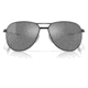 Oakley OO4147 Contrail Sunglasses - Mens, Satin Black Frame, Prizm Black Polarized Lens, 57, OO4147-414704-57