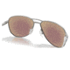 Oakley OO4147 Contrail Sunglasses - Mens, Satin Chrome Frame, Prizm Sapphire Lens, 57, OO4147-414703-57