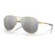 Oakley OO4147 Contrail Sunglasses - Mens, Satin Gold Frame, Prizm Black Lens, 57, OO4147-414713-57