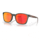 Oakley OO9018 Ojector Sunglasses - Mens, Matte Grey Smoke Frame, Prizm Ruby Lens, 55, OO9018-901812-55