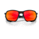 Oakley OO9019A Plazma A Sunglasses - Mens, Dark Galaxy Frame, Prizm Ruby Lens, Asian Fit, 59, OO9019A-901919-59