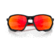 Oakley OO9019A Plazma A Sunglasses - Mens, Matte Black Ink Frame, Prizm Ruby Lens, Asian Fit, 59, OO9019A-901917-59