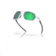 Oakley OO9019A Plazma A Sunglasses - Mens, Matte Clear Frame, Prizm Jade Road Lens, Asian Fit, 59, OO9019A-901918-59