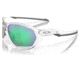Oakley OO9019A Plazma A Sunglasses - Mens, Matte Clear Frame, Prizm Jade Road Lens, Asian Fit, 59, OO9019A-901918-59