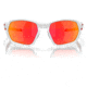Oakley OO9019A Plazma A Sunglasses - Mens, Polished White Frame, Prizm Ruby Lens, Asian Fit, 59, OO9019A-901906-59