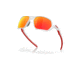Oakley OO9019A Plazma A Sunglasses - Mens, Polished White Frame, Prizm Ruby Lens, Asian Fit, 59, OO9019A-901906-59