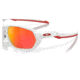 Oakley OO9019A Plazma A Sunglasses - Mens, Polished White Frame, Prizm Ruby Lens, Asian Fit, 59, OO9019A-901906-59