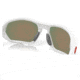 Oakley OO9019A Plazma A Sunglasses - Men's, Polished White Frame, Prizm Ruby Lens, Asian Fit, 59, OO9019A-901906-59