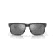 Oakley OO9102 Holbrook Sunglasses, Matte Black Frame, Prizm Black Polarized Lenses, OO9102-9102D6-55