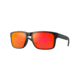Oakley OO9102 Holbrook Sunglasses, Matte Black Frame, Prizm Ruby Lenses, OO9102-9102E2-55