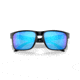 Oakley OO9102 Holbrook Sunglasses, Matte Black Frame, Prizm Sapphire Polarized Lenses, OO9102-9102F0-55