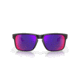 Oakley OO9102 Holbrook Sunglasses, Matte Black Frame, Red Idrium Lenses, OO9102-36