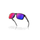 Oakley OO9102 Holbrook Sunglasses, Matte Black Frame, Red Idrium Lenses, OO9102-36