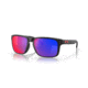 Oakley OO9102 Holbrook Sunglasses, Matte Black Frame, Red Idrium Lenses, OO9102-36