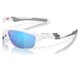Oakley OO9153 Half Jacket 2.0 A Sunglasses - Mens, White Frame, Prizm Sapphire Lens, Asian Fit, 62, OO9153-915330-62