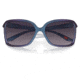 Oakley OO9230 Wildrye Sunglasses - Women's, Matte Cyan/Purple Colorshift Frame, Prizm Grey Gradient Lens, 61, OO9230-923006-61
