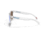 Oakley OO9245 Frogskins A Sunglasses - Mens, Crystal Clear Frame, Prizm Sapphire Lens, Asian Fit, 54, OO9245-9245A7-54
