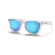 Oakley OO9245 Frogskins A Sunglasses - Men's, Crystal Clear Frame, Prizm Sapphire Lens, Asian Fit, 54, OO9245-9245A7-54