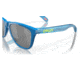 Oakley OO9245 Frogskins A Sunglasses - Men's, Hi Res Polished Sapphire Frame, Prizm Black Lens, Asian Fit, 54, OO9245-9245C9-54