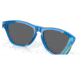 Oakley OO9245 Frogskins A Sunglasses - Mens, Hi Res Polished Sapphire Frame, Prizm Black Lens, Asian Fit, 54, OO9245-9245C9-54