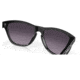 Oakley OO9245 Frogskins A Sunglasses - Mens, Matte Black Frame, Prizm Grey Gradient Lens, Asian Fit, 54, OO9245-9245D0-54