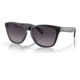 Oakley OO9245 Frogskins A Sunglasses - Men's, Matte Black Frame, Prizm Grey Gradient Lens, Asian Fit, 54, OO9245-9245D0-54