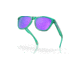 Oakley OO9245 Frogskins A Sunglasses - Mens, Transparent Celeste Frame, Prizm Violet Lens, Asian Fit, 54, OO9245-9245C3-54