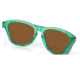Oakley OO9245 Frogskins A Sunglasses - Mens, Transparent Celeste Frame, Prizm Violet Lens, Asian Fit, 54, OO9245-9245C3-54