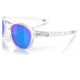Oakley OO9265 Latch Sunglasses - Mens, Matte Clear Frame, Prizm Sapphire Polarized Lens, 53, OO9265-926565-53