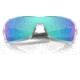 Oakley OO9307 Turbine Rotor Sunglasses - Mens, Polished Clear Frame, Prizm Sapphire Lens, 32, OO9307-930729-32