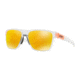 Oakley OO9360 Sunglasses 936018-58 - Matte Clear Frame, Fire Iridium Lenses