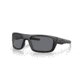 Oakley OO9367 Drop Point Sunglasses, Matte Black Frame, Grey Lenses, 936701-60