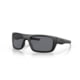 Oakley OO9367 Drop Point Sunglasses, Matte Black Frame, Grey Lenses, 936701-60