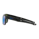 Oakley OO9371 Sunglasses 937117-57 - Aero Polished Black Frame, Prizm Sapphire Lenses