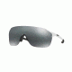Oakley OO9386 Sunglasses 938601-38 - Polished White Frame, Black Iridium Lenses