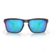 Oakley OO9448 Sylas Sunglasses - Mens, Matte Black Frame, Prizm Sapphire Irid Polarized Lens, 57, OO9448-944812-57