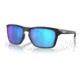 Oakley OO9448 Sylas Sunglasses - Mens, Matte Black Frame, Prizm Sapphire Irid Polarized Lens, 57, OO9448-944812-57