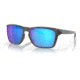 Oakley OO9448 Sylas Sunglasses - Mens, Matte Black Tortoise Frame, Prizm Sapphire Polarized Lens, 57, OO9448-944828-57