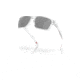 Oakley OO9448 Sylas Sunglasses - Mens, Polished Clear Frame, Prizm Black Lens, 57, OO9448-944829-57