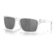 Oakley OO9448 Sylas Sunglasses - Mens, Polished Clear Frame, Prizm Black Lens, 57, OO9448-944829-57