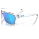 Oakley OO9448 Sylas Sunglasses - Men's, Polished Clear Frame, Prizm Sapphire Lens, 60, OO9448-944804-60