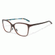 Oakley OX1126-0654 Finesse Eyeglass Frames, Dark Brown/Mist Blue Frame