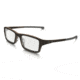 Oakley OX8039-0455 Chamfer Eyeglass Frames, Satin Brownstone Frame