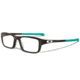 Oakley OX8039-0851 Chamfer Eyeglass Frames, Brownstone/Sea Foam Frame