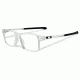 Oakley Chamfer 2 Single Vision Prescription Eyeglasses, Frost Frame, OX8040-0252SV