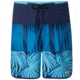 Oakley Palm Geometric Boardshort 19 in- Mens, Atol Blue Palm P, 34, 482566-99B-34