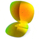 Oakley Plaintiff Replacement Lenses, Fire Iridium 43-380
