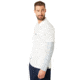 Oakley Polo Shirt Long Sleeve Printed Sleeve - Mens, Arctic White, Large, 434225-10R-L